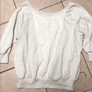 Cute lace detail shirt